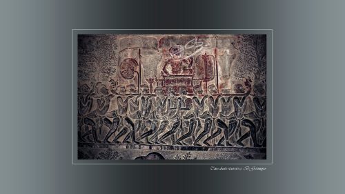 95-Galerie-des-bas-reliefs-dAngkor-Vat-Cortege-royal-de-Rama.-ANG V18