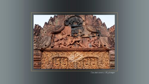 14-Banteay-Srei-fronton-gopura-ouest-Valin-et-Surgriva