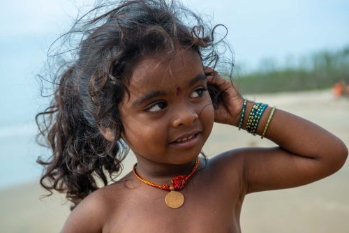 Petite fille chrétienne
