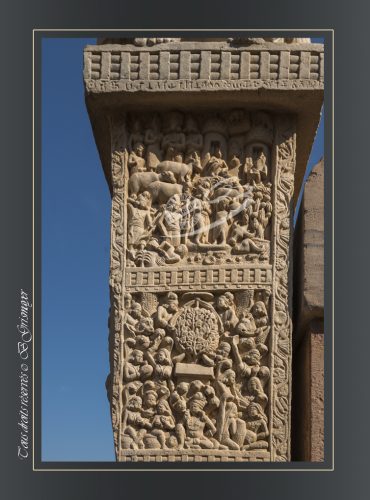038-STUPA-N°1-TORANAS-OUEST-SANCHI