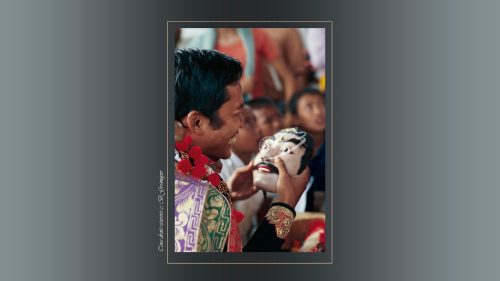 Portrait de danseur de Topeng