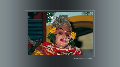 Masque Bondres. Troupe de Kuta